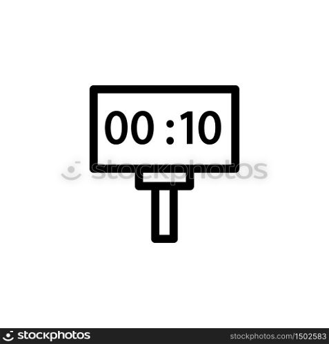 scoreboard icon line art design