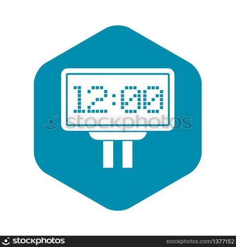 Scoreboard icon. Simple illustration of scoreboard vector icon for web. Scoreboard icon, simple style