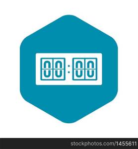 Scoreboard icon. Simple illustration of scoreboard vector icon for web. Scoreboard icon, simple style