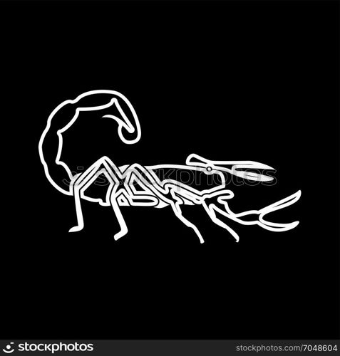 Scorpion icon .