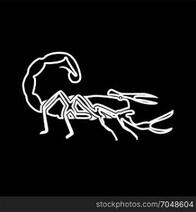 Scorpion icon .