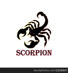 scorpion icon logo vector design template