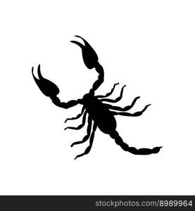 scorpion icon vector illustration logo design