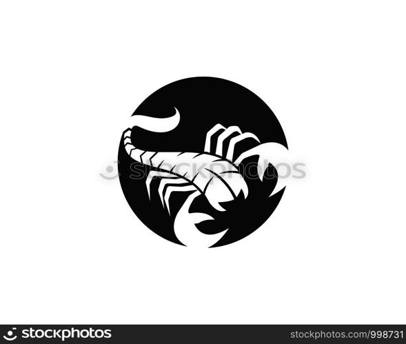 Scorpion Logo Template Vector illustration