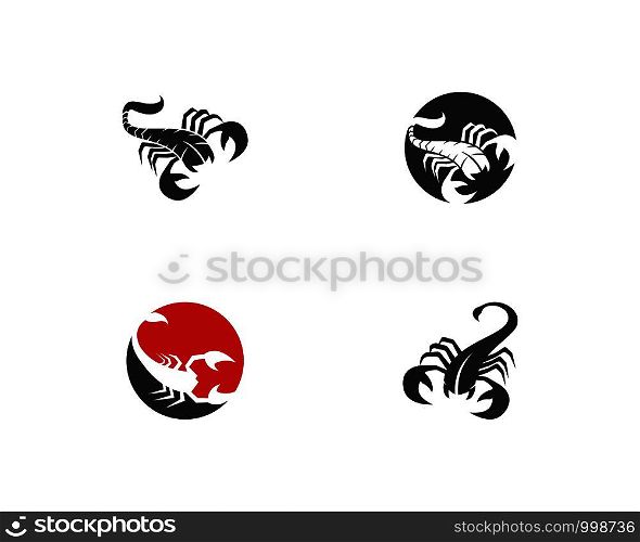 Scorpion Logo Template Vector illustration