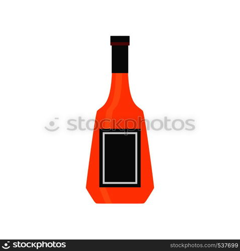 Scotch bottle restaurant party sign vector icon. Luxury pub alcoholic glass product pub yellow drink beverage