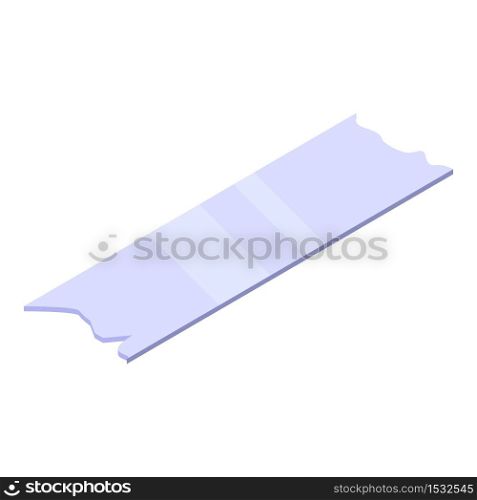 Scotch tape icon. Isometric of scotch tape vector icon for web design isolated on white background. Scotch tape icon, isometric style