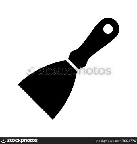 Scrapper tool icon solid style