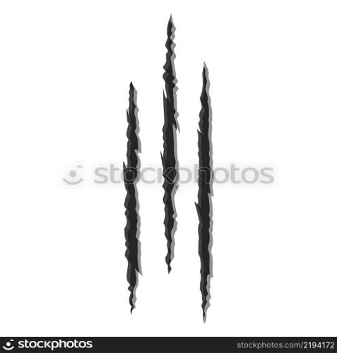 Scratches from the cats claws. Wounds from an animals paws. Flat vector design on white background. Scratches from the cats claws. Wounds from an animals paws. Flat vector design on white background.