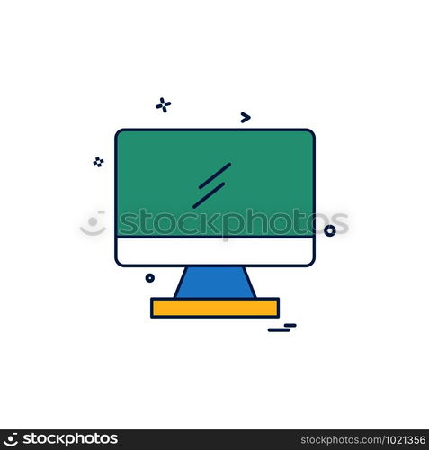 Screen icon design vector