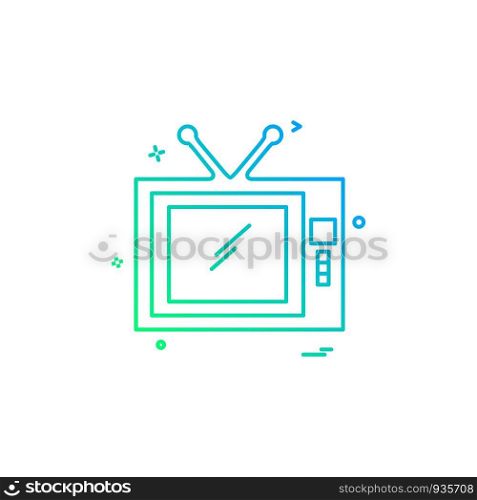 Screen icon design vector