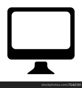 screen, icon on isolated background