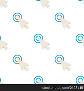Screen pointer pattern seamless background texture repeat wallpaper geometric vector. Screen pointer pattern seamless vector