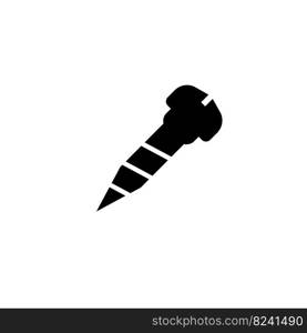 screw icon vector design templates white on background