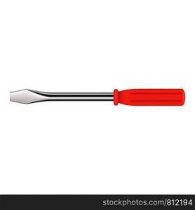 Screwdriver icon. Realistic illustration of screwdriver vector icon for web. Screwdriver icon, realistic style
