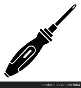 Screwdriver icon. Simple illustration of screwdriver vector icon for web design isolated on white background. Screwdriver icon, simple style