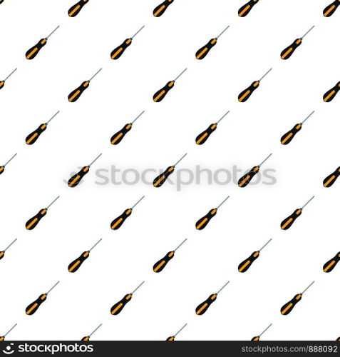 Screwdriver pattern seamless vector repeat for any web design. Screwdriver pattern seamless vector