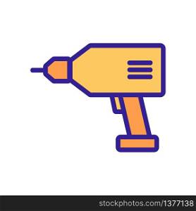 screwdriver type icon vector. screwdriver type sign. color symbol illustration. screwdriver type icon vector outline illustration
