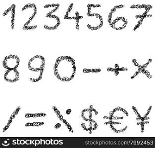 Scribble numbers