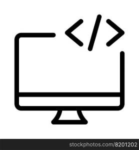 Scripting and programming executed on desktop.