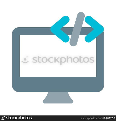 Scripting and programming executed on desktop.