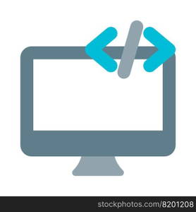 Scripting and programming executed on desktop.