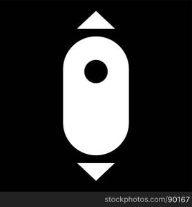 Scroll down computer mouse icon .