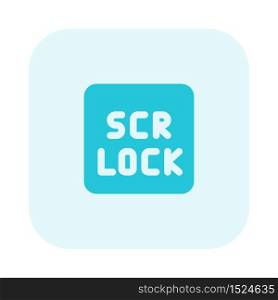 scroll lock key function on computer keyboard layout