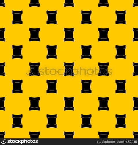 Scroll pattern seamless vector repeat geometric yellow for any design. Scroll pattern vector
