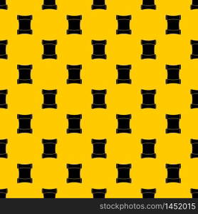 Scroll pattern seamless vector repeat geometric yellow for any design. Scroll pattern vector