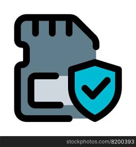 SD card protection for data security.
