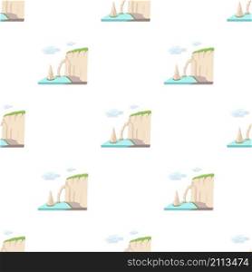 Sea cliff pattern seamless background texture repeat wallpaper geometric vector. Sea cliff pattern seamless vector