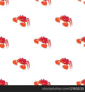 Sea crab pattern seamless background texture repeat wallpaper geometric vector. Sea crab pattern seamless vector
