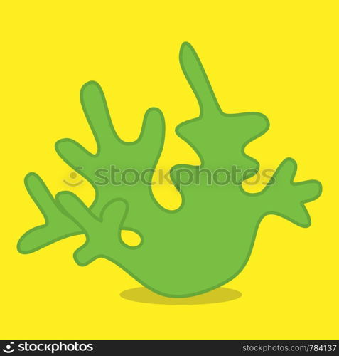 sea, creatures, coral, green, 13, Vector, illustration, cartoon, graphic