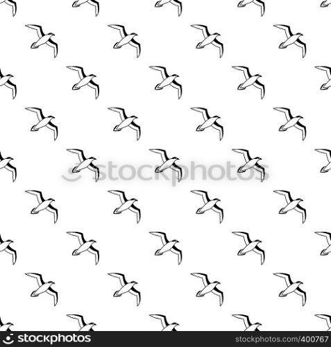 Sea gull pattern. Simple illustration of sea gull vector pattern for web. Sea gull pattern, simple style