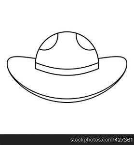Sea hat icon. Outline illustration of sea hat vector icon for web. Sea hat icon, outline style
