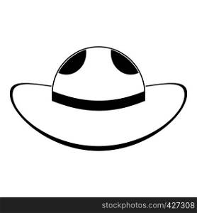 Sea hat icon. Simple illustration of sea hat vector icon for web. Sea hat icon, simple style