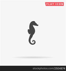 Sea Horse flat vector icon. Hand drawn style design illustrations.. Sea Horse flat vector icon. Hand drawn style design illustrations