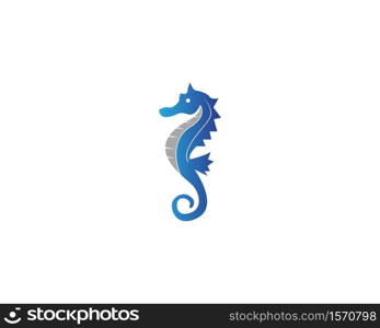 Sea horse icon and symbol vector illustration