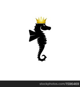 Sea horse icon and symbol vector illustration