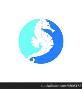 Sea horse icon and symbol vector illustration