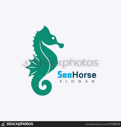 Sea horse icon Logo and symbol template vector design