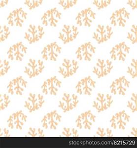 Sea seamless pattern with corals, on a white background. Background with corals . Flat colorful vector illustration. . seamless pattern with corals. Background with corals . Flat colorful vector illustration.