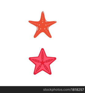 Sea Star fish icon Template vector illustration design