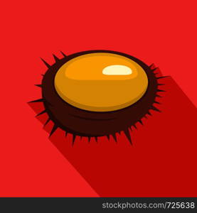 Sea urchin icon. Flat illustration of sea urchin vector icon for web. Sea urchin icon, flat style