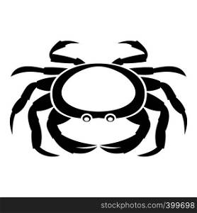 Seafood crab icon. Simple illustration of seafood crab vector icon for web. Seafood crab icon, simple style