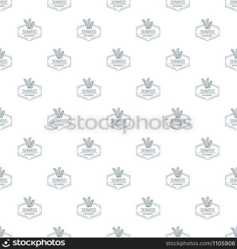 Seafood pattern vector seamless repeat for any web design. Seafood pattern vector seamless