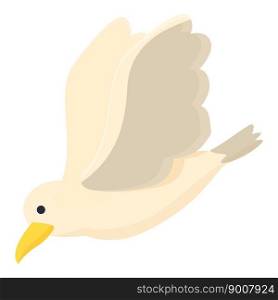Seagull hunter icon cartoon vector. Sea bird. Beach flight. Seagull hunter icon cartoon vector. Sea bird