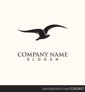 Seagull Logo design, themes, templates graphic elements wildlife animal icon