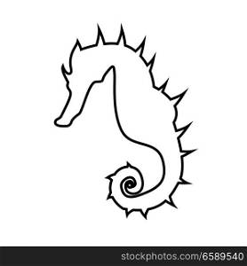 Seahorse icon .